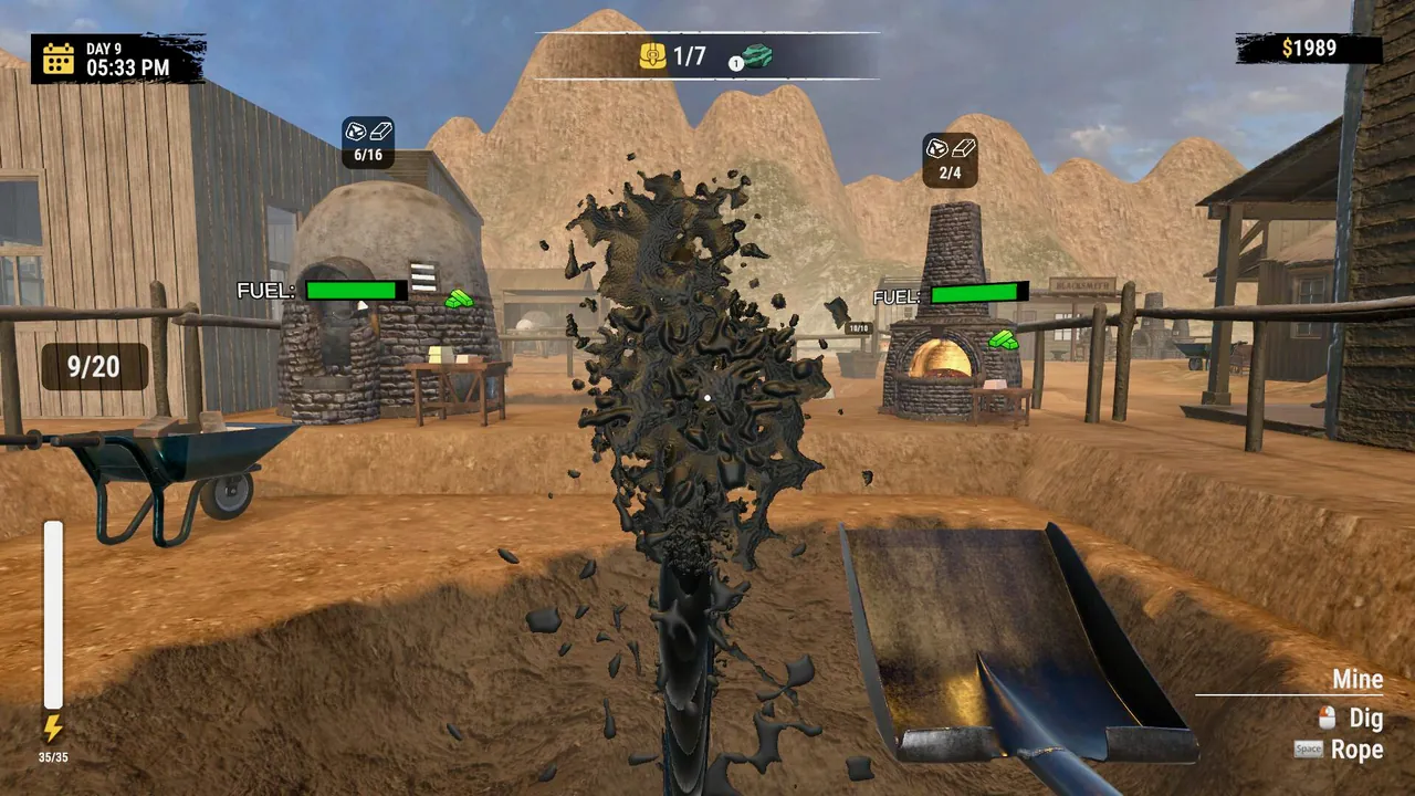 Wild West Miner Simulator: First Gun — in-game combat