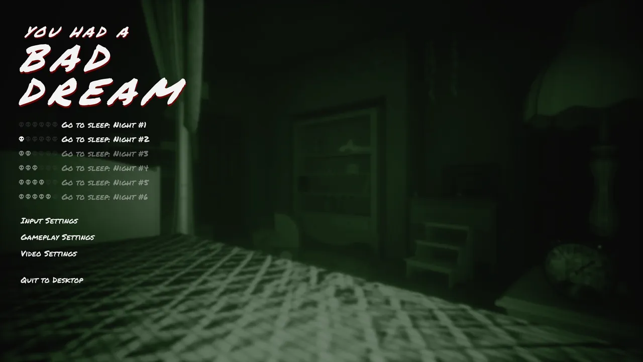 You had a bad dream — environment preview